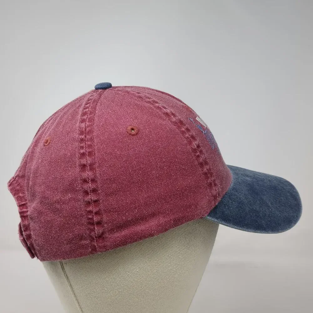 Strand Headwear Baseball Cap Red Blue One Size Myrtle Beach South Carolina Hat
